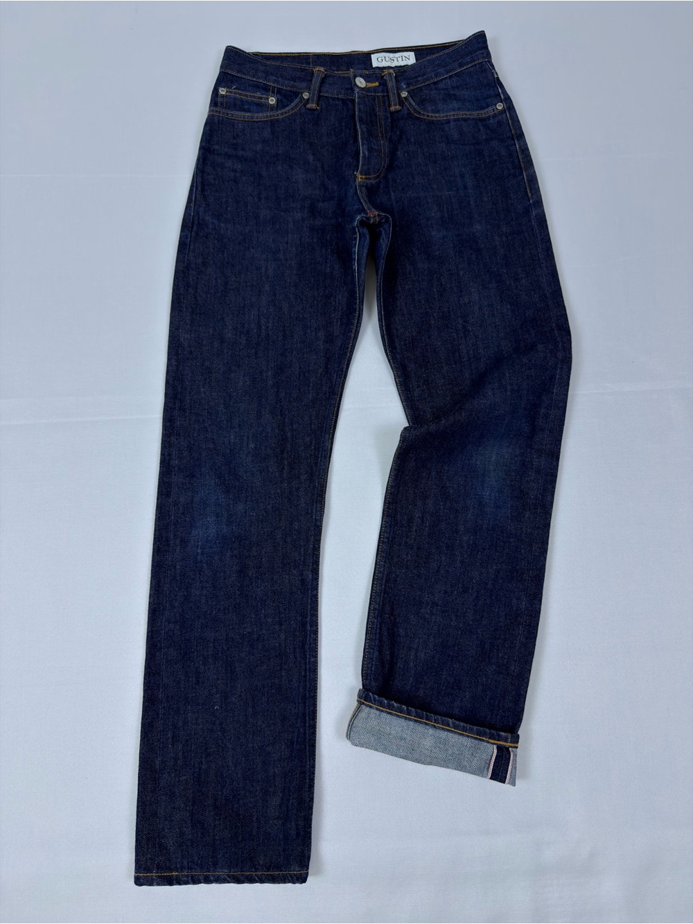 Gustin #27 Raw Selvedge Denim Jeans Straight Fit